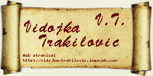 Vidojka Trakilović vizit kartica